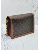 LOUIS VUITTON DAUPHINE MM BROWN MONOGRAM REVERSE CANVAS -FULL SET-  