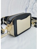 MARC JACOBS THE SNAPSHOT LEATHER CAMERA BAG WITH ADJUSTABLE STRAP 