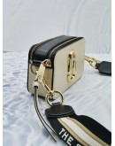 MARC JACOBS THE SNAPSHOT LEATHER CAMERA BAG WITH ADJUSTABLE STRAP 