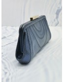 ANYA HINDMARCH DINNER CLUTCH IN BLUE