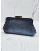 ANYA HINDMARCH DINNER CLUTCH IN BLUE