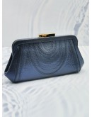 ANYA HINDMARCH DINNER CLUTCH IN BLUE