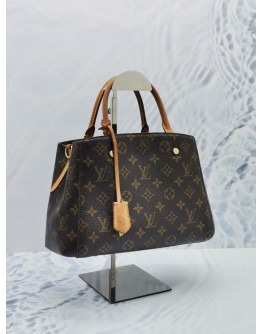 LOUIS VUITTON MONTAIGNE BB BROWN MONOGRAM CANVAS 