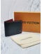 LOUIS VUITTON TAIGA LEATHER MULTIPLE WALLET BLEU MARINER -FULL SET-