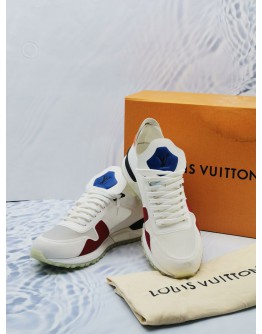 LOUIS VUITTON RUN AWAY LINE SNEAKERS SIZE 8 WITH MULTICOLOR -FULL SET- 