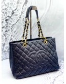 CHANEL GST GRAND SHOPPING TOTE CAVIAR LEATHER BAG