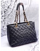 CHANEL GST GRAND SHOPPING TOTE CAVIAR LEATHER BAG