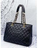 CHANEL GST GRAND SHOPPING TOTE CAVIAR LEATHER BAG