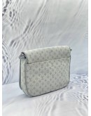 (BRAND NEW) LOUIS VUTTION LIMITED EDITION GRAY LIGHT BLUE MONOGRAM COMTE DE FE MUSSETTE SHOULDER BAG (STILL HAVE PROTECTIVE FLIM)