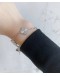 (BRAND NEW) 2023 VCA VAN CLEEF & ARPELS VINTAGE ALHAMBRA BRACELET 5 MOTIFS 18K 750 WHITE GOLD -FULL SET-