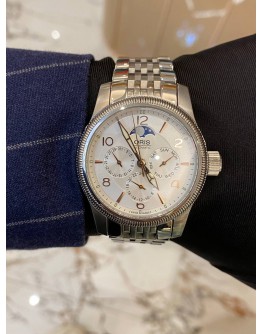 ORIS BIG CROWN COMPLICATION MOON FACE CHRONOGRAPH 40MM AUTOMATIC YEAR 2019 WATCH