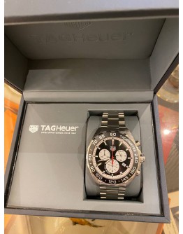 2022 TAG HEUER FORMULA 1 CHRONOGRAPH REF CAZ101E PANDA DIAL 43MM QUARTZ WATCH