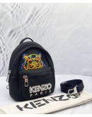 (LIKE NEW) KENZO TIGER EMBROIDERED FABRIC BACKPACK WITH STRAP