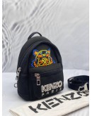 (LIKE NEW) KENZO TIGER EMBROIDERED FABRIC BACKPACK WITH STRAP