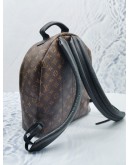 (LIKE NEW) 2022 MICROCHIP LOUIS VUITTON PALM SPRING MM MONOGRAM CANVAS / LEATHER BACKPACK -FULL SET-