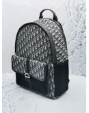 (LIKE NEW) 2024 CHRISTIAN DIOR DIOR 8 BACKPACK WITH BLUE DIOR OBLIQUE JACQUARD