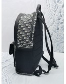 (LIKE NEW) 2024 CHRISTIAN DIOR DIOR 8 BACKPACK WITH BLUE DIOR OBLIQUE JACQUARD