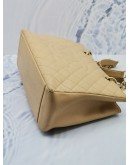 CHANEL (GST) GRAND SHOPPING TOTE SHOULDER BAG IN GOLD HARDWARE 