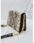 MICHAEL KORS BRINKLEY PYTHON EMBOSSED LEATHER CROSSBODY BAG