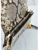 MICHAEL KORS BRINKLEY PYTHON EMBOSSED LEATHER CROSSBODY BAG