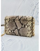 MICHAEL KORS BRINKLEY PYTHON EMBOSSED LEATHER CROSSBODY BAG