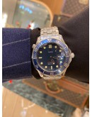 OMEGA SEAMASTER DIVER 300M BLUE DIAL 41MM QUARTZ YEAR 2013 WATCH