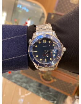 OMEGA SEAMASTER DIVER 300M BLUE DIAL 41MM QUARTZ YEAR 2013 WATCH