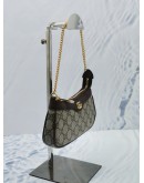 (UNUSED) 2024 GUCCI OPHIDIA GG CANVAS SMALL CHAIN BAG -FULL SET-