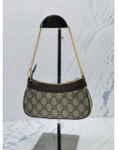 (UNUSED) 2024 GUCCI OPHIDIA GG CANVAS SMALL CHAIN BAG -FULL SET-