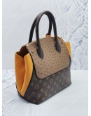 (LIKE NEW) LOUIS VUITTON LIMITED EDITION MAJESTUEUX TOTE MM BAG MONOGRAM CANVAS, LEATHER , LIZARD AND EXOTICS -FULL SET-