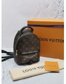 2020 LOUIS VUITTON PALM SPRINGS MINI BACKPACK / SLING BAG IN BROWN MONOGRAM CANVAS -FULL SET-