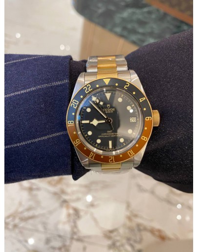 (BRAND NEW) 2022 TUDOR BLACK BAY GMT ROOTBEER HALF 18 750 YELLOW GOLD REF 79833MN 41MM AUTOMATIC WATCH -FULL SET-