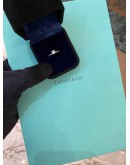 TIFFANY & CO PLATINUM DIAMOND RING 0.28CT -FULL SET-