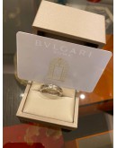 (LIKE NEW) 2020 BVLGARI B.ZERO1 RING 18K 750 WHITE GOLD SIZE 60 -FULL SET-