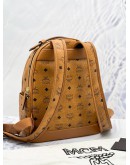 2019 MCM MEDIUM STAR BACKPACK IN BROWN VISETOS CANVAS