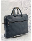 (LIKE NEW) BOTTEGA VENETA INTRECCIATO LEATHER BRIEFCASE BAG 