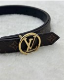 (LIKE NEW) LOUIS VUITTON CIRCLE 20MM REVERSIBLE BELT 