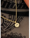 (LIKE NEW) CHOPARD HAPPY DIAMONDS NECKLACE 18K 750 YELLOW GOLD