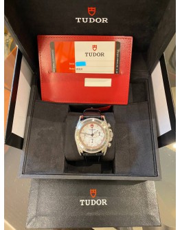 (LIKE NEW) 2019 TUDOR CLASSIC FACTORY DIAMOND PANDA DIAL REF 20310 41MM AUTOMATIC WATCH -FULL SET-