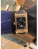 (LIKE NEW) 2018 JAEGER-LECOULTRE GRANDE REVERSO 976 18K 750 ROSE GOLD REF Q3742521 48.5MM x 30MM MANUAL WINDING WATCH