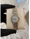 (LIKE NEW) 2007 OMEGA CONSTELLATION LADY HALF 18K 750 YELLOW GOLD DIAMOND DIAL DIAMOND BEZEL 25MM QUARTZ WATCH