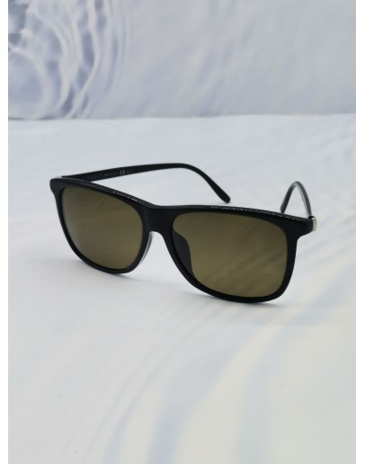 GUCCI SQUARE FRAME BLACK SUNGLASSES