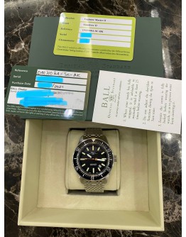 (UNUSED) BALL ENGINEER MASTER II SKINDIVER II REF DM3108A-SC-BK 43MM AUTOMATIC YEAR 2021 WATCH -FULL SET-