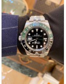 (LIKE NEW) 2016 ROLEX GMT-MASTER ll DATE REF 116710LN UPGRADE THE FLASH 40MM AUTOMATIC WATCH -FULL SET-