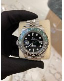 (LIKE NEW) 2016 ROLEX GMT-MASTER ll DATE REF 116710LN UPGRADE THE FLASH 40MM AUTOMATIC WATCH -FULL SET-