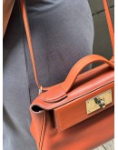 (LIKE NEW) HERMES MINI 24/24 21 BAG EVERCOLOR AND SWIFT GOLD HARDWARE