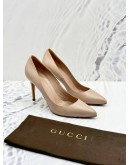 GUCCI HEELS IN NUDE CALF LEATHER SIZE 39