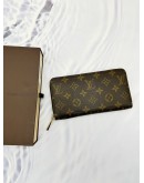 (LIKE NEW) LOUIS VUITTON ZIPPY WALLET IN BROWN MONOGRAM CANVAS -FULL SET-