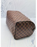 (LIKE NEW) LOUIS VUITTON SPEEDY 30 IN BROWN DAMIER EBENE CANVAS BAG GHW