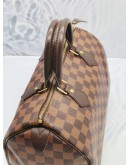 (LIKE NEW) LOUIS VUITTON SPEEDY 30 IN BROWN DAMIER EBENE CANVAS BAG GHW